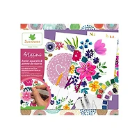 Coffret aquarelle et gomme réserve