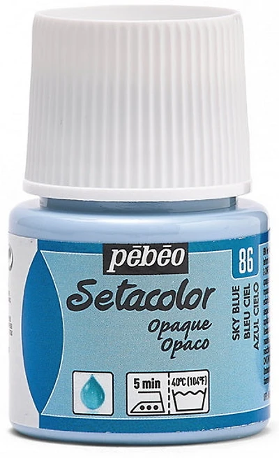 Textile paint - setacolor - 45ml - opaque - sky blue
