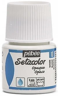 Textile paint - setacolor - 45ml - opaque - titanium white