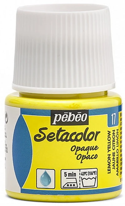 Textile paint - setacolor - 45ml - opaque - lemon yellow