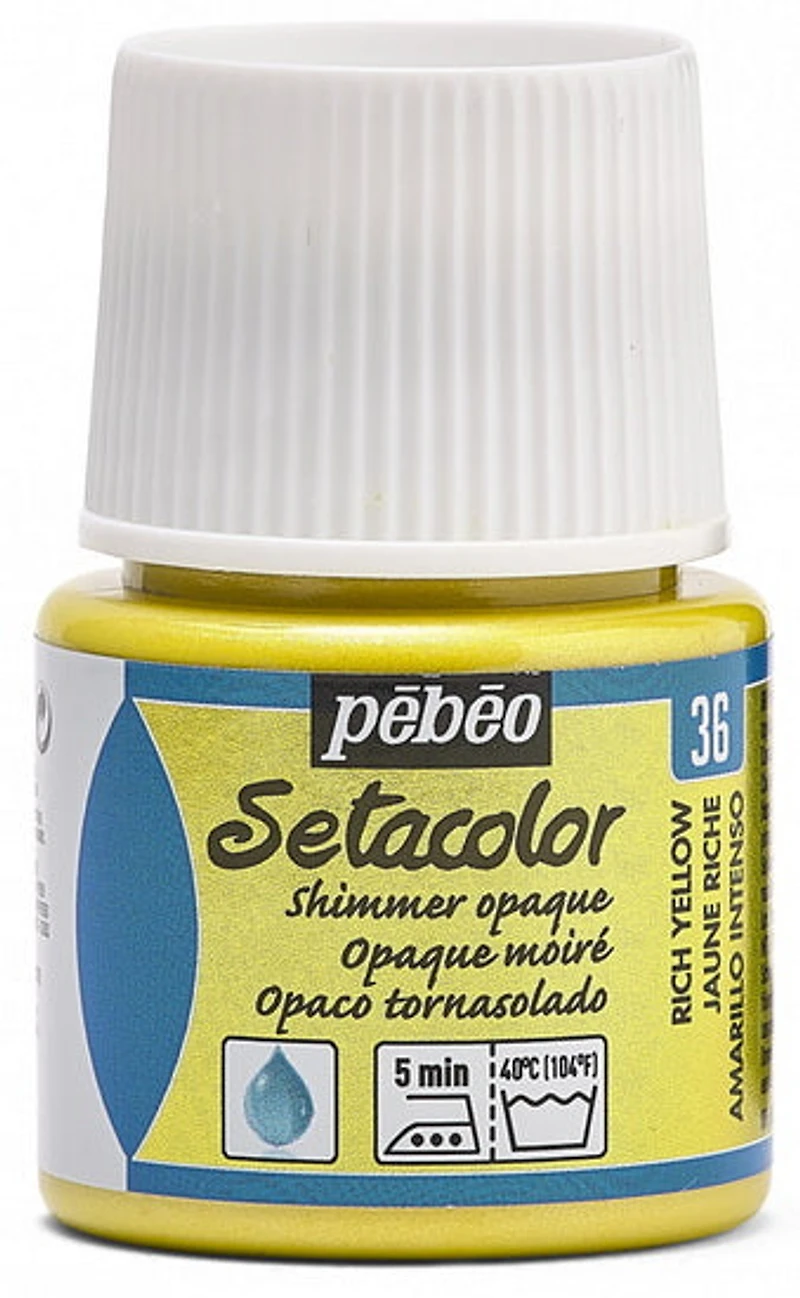 Textile paint - setacolor - 45ml - opaque - rich shimmer gold
