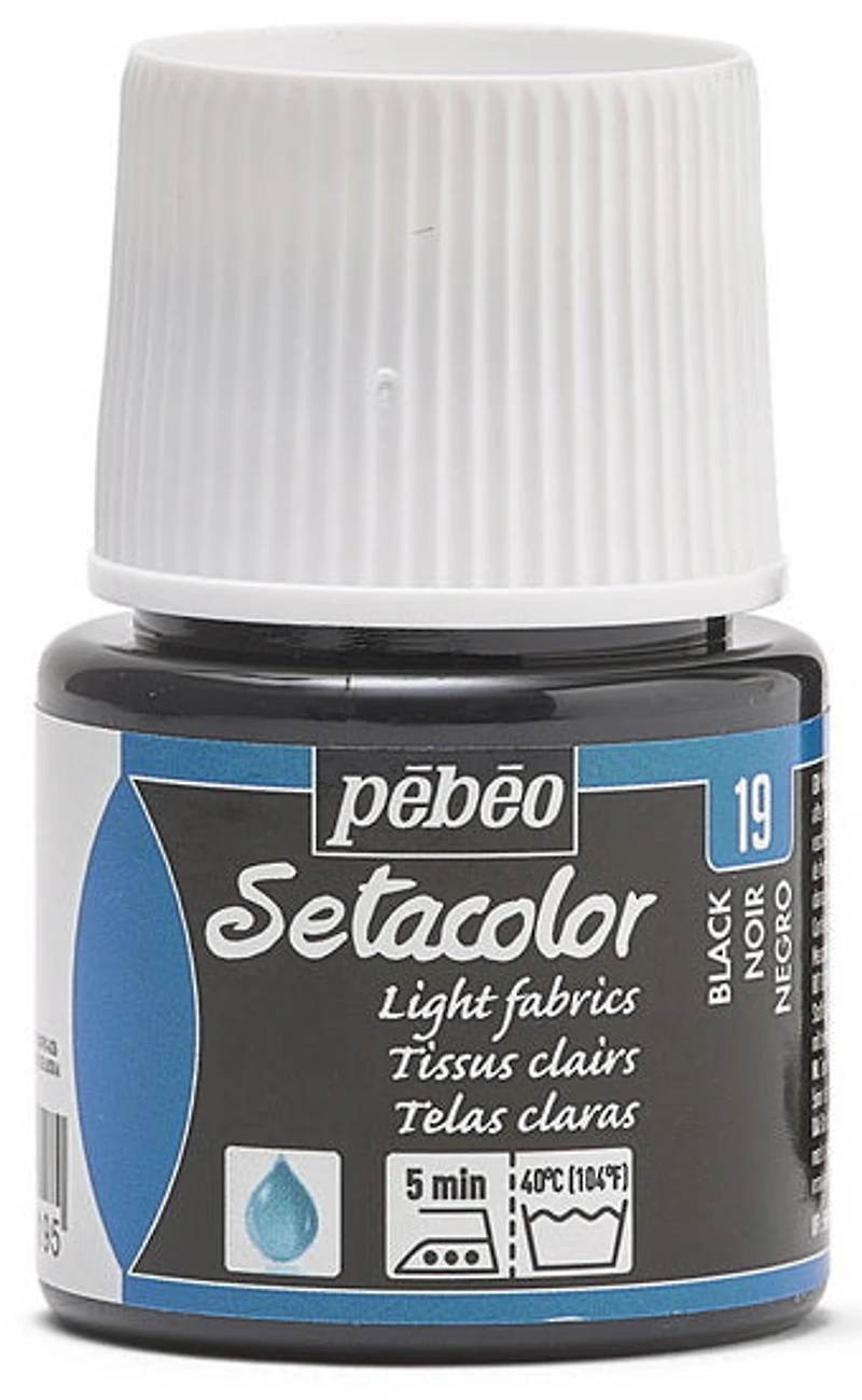 Textile paint - setacolor - 45ml - light tone - black lake