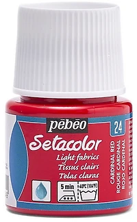 Textile paint - setacolor - 45ml - light tone - cardinal red