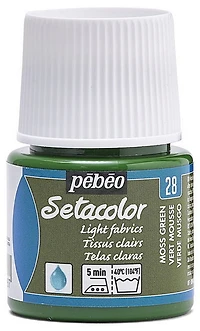 Textile paint - setacolor - 45ml - light tone - moss green