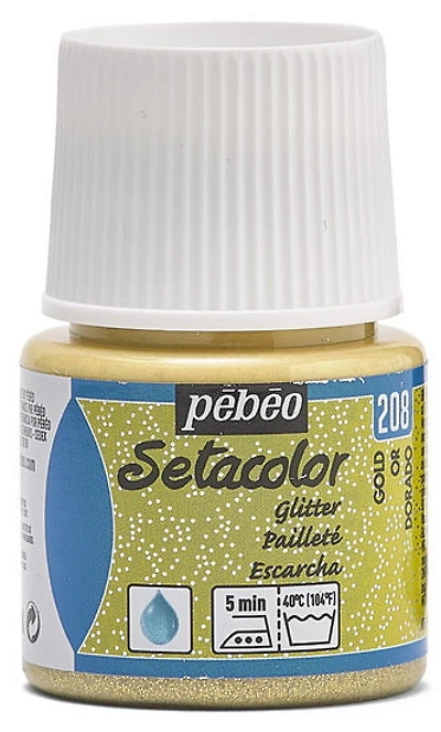 Peinture textile - setacolor - 45ml - paillette