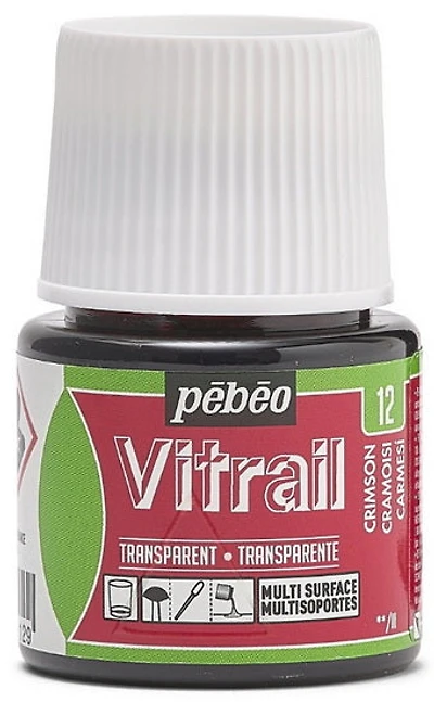 Glass paint - vitrail - 45ml - crimson