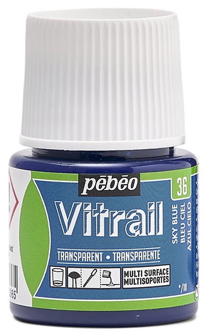 Glass paint - vitrail - 45ml - light blue