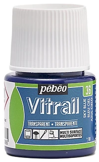 Glass paint - vitrail - 45ml - light blue