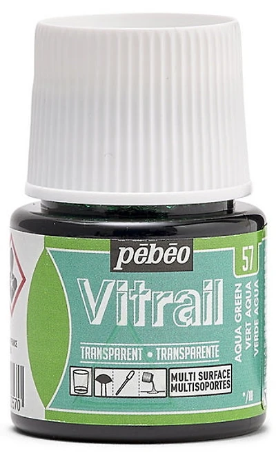 Glass paint - vitrail - 45ml - aqua green