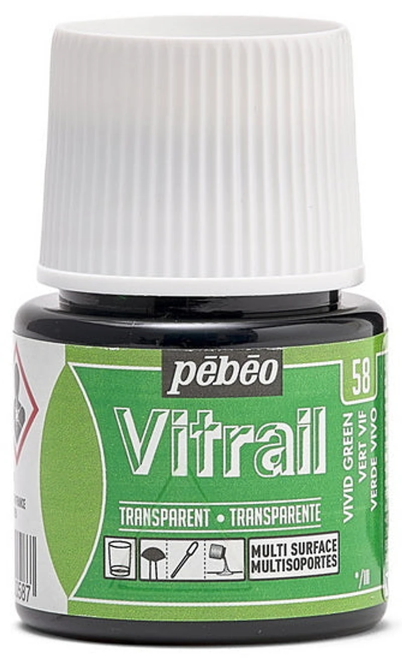 Glass paint - vitrail - 45ml - vivid green