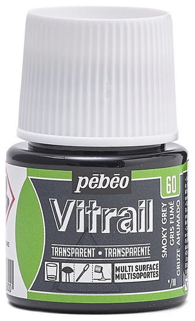 Glass paint - vitrail - 45ml - smoke grey