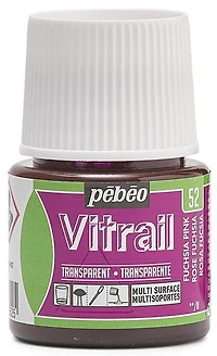 Glass paint - vitrail - 45ml - fuchsia pink