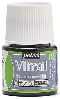 Peinture verre - vitrail - 45ml - bleu lavande