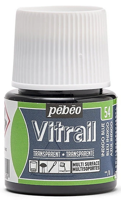 Glass paint - vitrail - 45ml - indigo blue