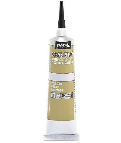 Relief outliner - vitrail - 37ml - pale gold