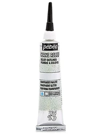 Cerne relief - vitrail - 20ml - transparent pailletté