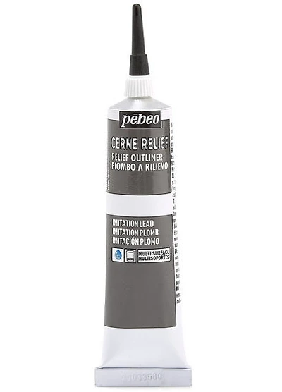 Relief outliner - vitrail - 37ml - lead imitation