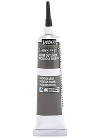 Relief outliner - vitrail - 37ml - lead imitation