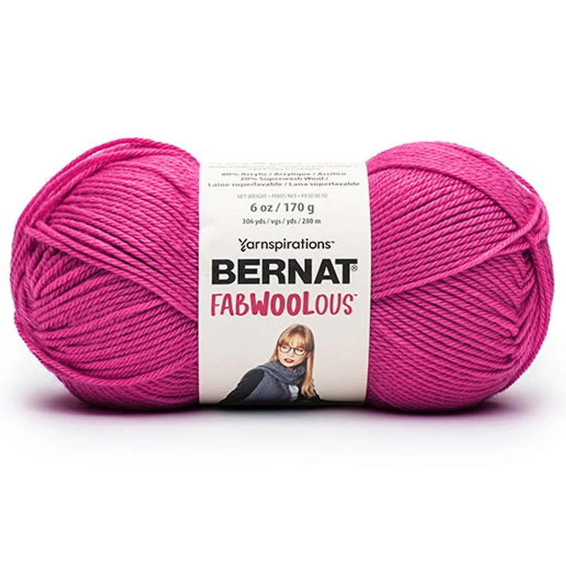 Fabwoolous yarn #4 - 170g - fuchsia
