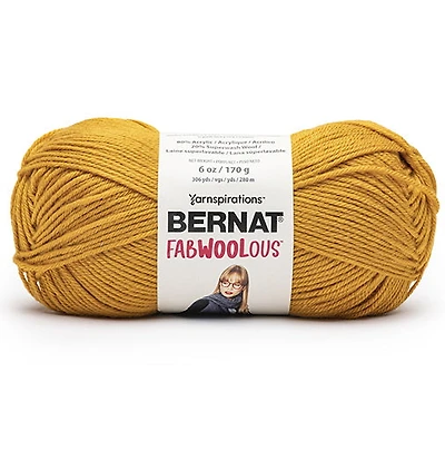 Fabwoolous yarn #4 - 170g - bright gold