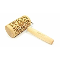 Mini Engraved Rolling Pin - Floral Folk