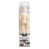 Wooden Articulated Manikin 8 In