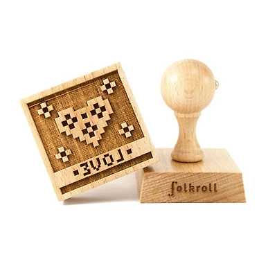 Étampe embossée - amour