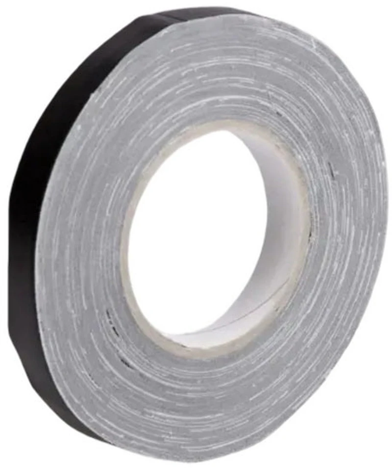 Canvas Tape Roll - BLACK - 19 MILLIMETER