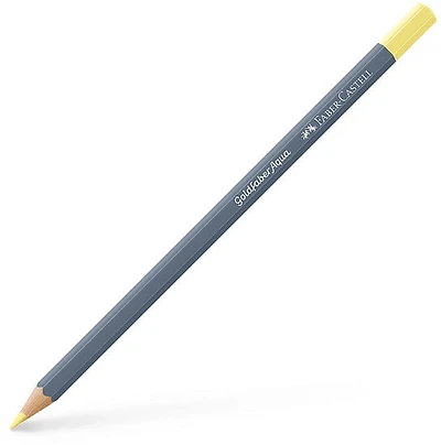 Crayon aquarellable goldfaber aqua jaune chromé pastel