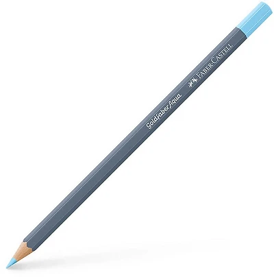 Crayon aquarellable goldfaber aqua bleu pthalo pastel