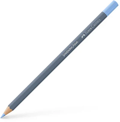 Crayon aquarellable goldfaber aqua ciel bleu pastel
