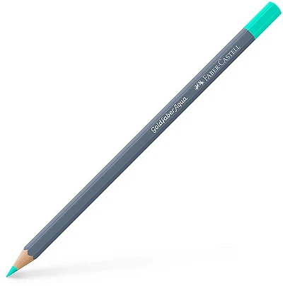 Crayon aquarellable goldfaber aqua vert phtalo pastel