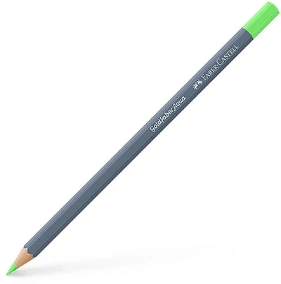 Crayon aquarellable goldfaber aqua - vert permanent pastel