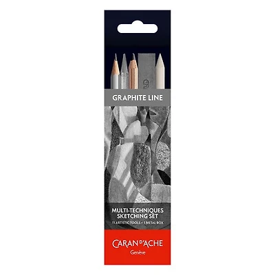Set of 11 Pcs Graphite Sketching
