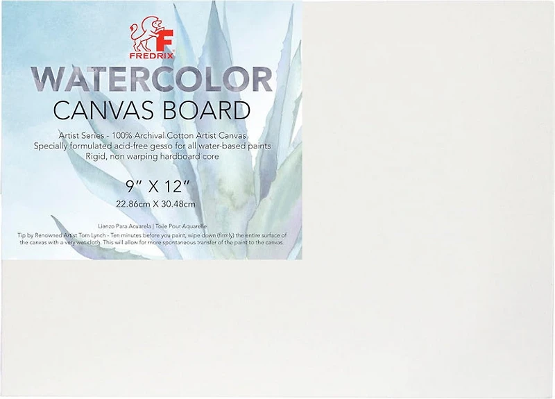 Watercolour Canvas Board - 9 X 12 INCHES