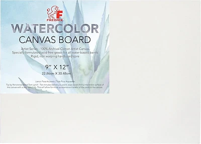 Watercolour Canvas Board - 9 X 12 INCHES