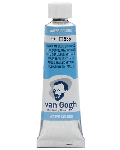Aquarelle van gogh bleu céruléum phtalo - 10ml série 1