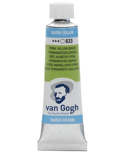 Aquarelle - 10ml - vert jaunâtre permanent - s1