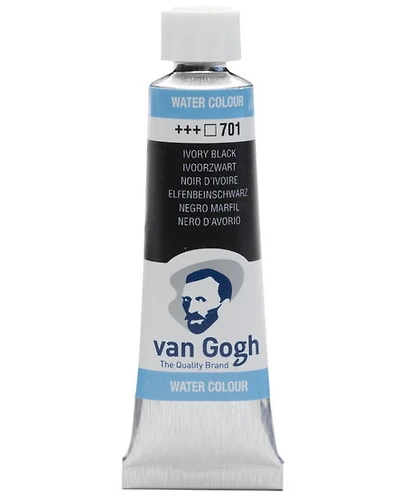 Van Gogh Watercolour  Ivory Black - 10ML - 40ML Series1