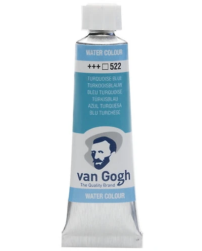 Aquarelle van gogh bleu turquoise - 10ml série 1