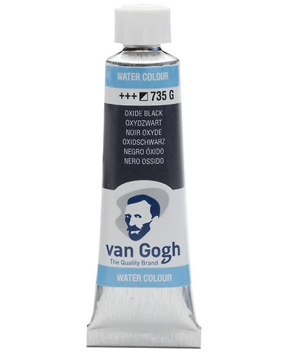 Van Gogh Watercolour  Oxide Black - 10ML - 40ML Series1