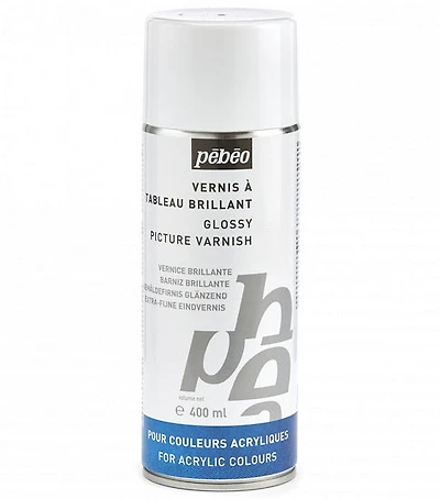 Vernis à tableau aérosol - coul. acryliques  - 400ml - brillant