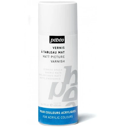 Vernis à tableau aérosol - coul. acryliques  - 400ml - mat