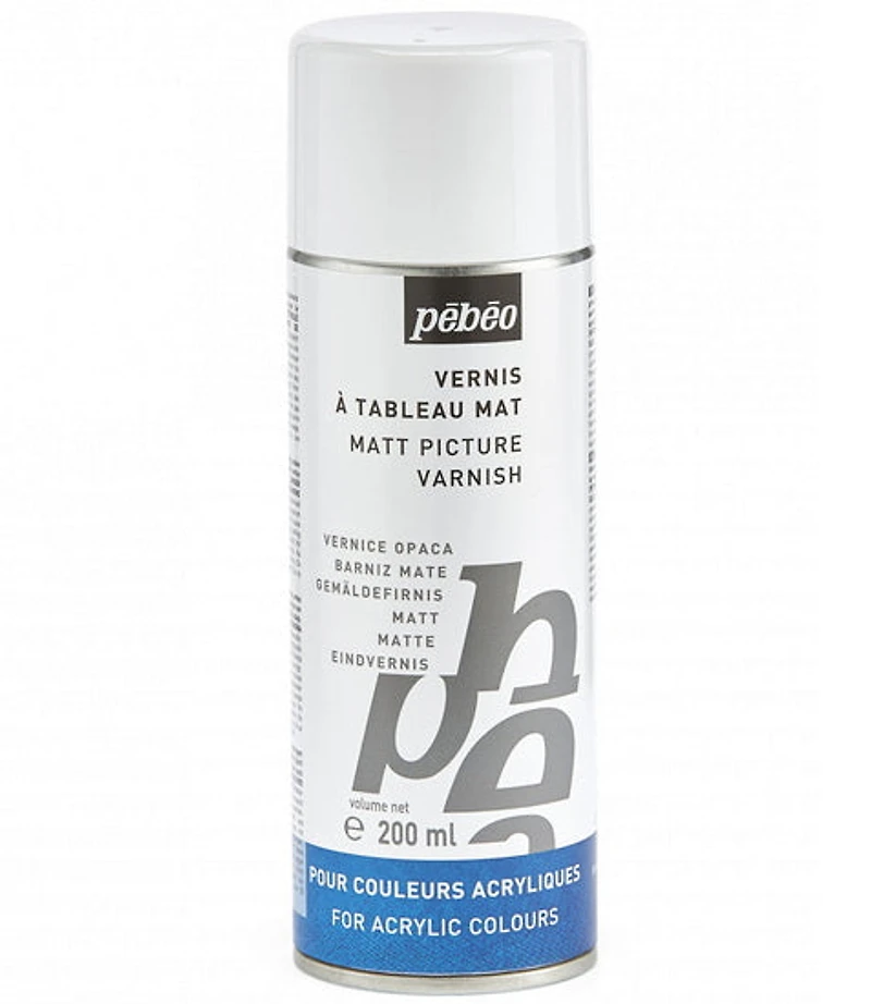 Vernis à tableau aérosol - coul. acryliques - 200ml - mat