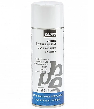Vernis à tableau aérosol - coul. acryliques  - 200ml - mat