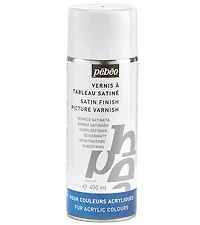 Vernis à tableau aérosol - coul. acryliques - 400ml - satin