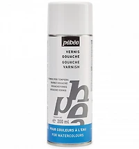 Vernis aérosol - gouache et aquarelle - 200ml - satiné
