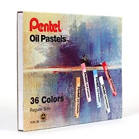 Ens. 36 pastels à l'huile arts