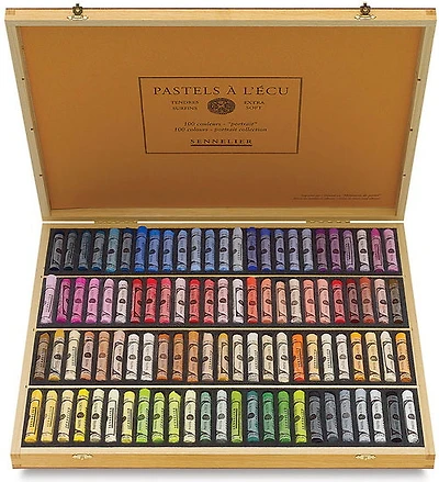 Coffret - pastels à l'écu – portrait (100)