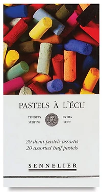 Set half-pastels à l'écu (20)